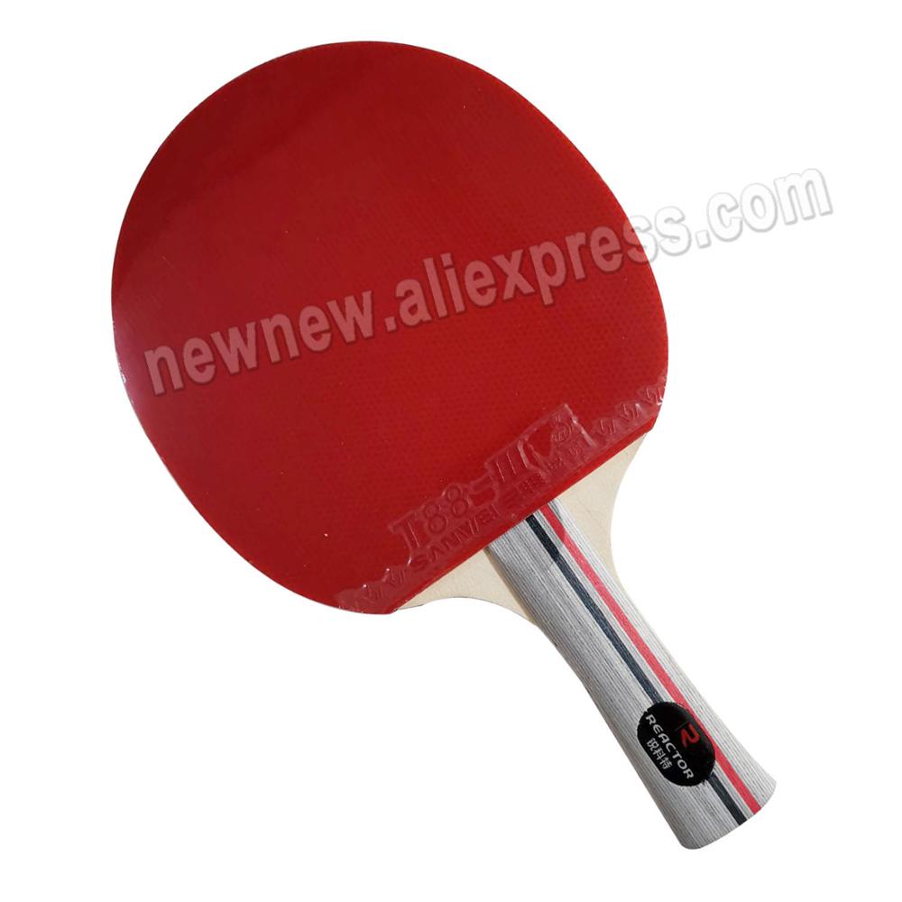 Table tennis racket Reactor DJ200 table tennis blade with 2Pieces Sanwei T88-III Corbor Table Tennis pingpong rubber