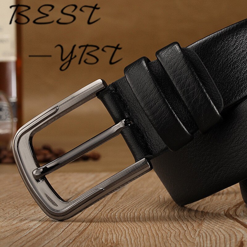 Men's Leather Belt Influx of Men and Casual Men Belt Buckle Buckle Men's Luxury Belt