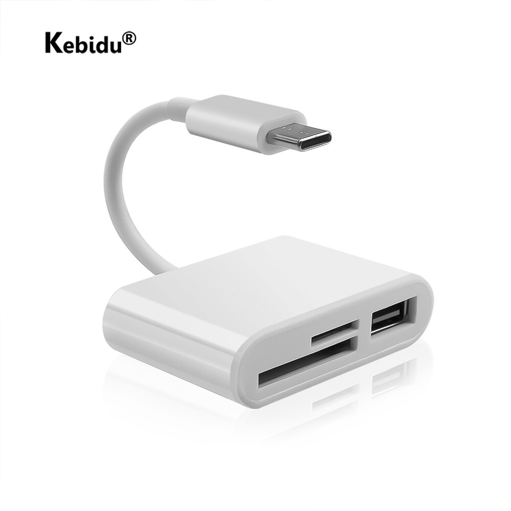 Lettore di schede da tipo C a SD OTG USB C USB 2.0 adattatore per lettore di schede Micro SD/TF trasferimento dati per Macbook cellulare Samsung Huawei