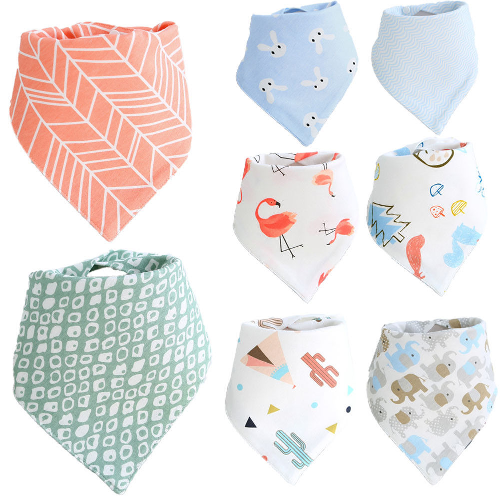 Baby slabbetjes driehoek katoen Stripfiguur Animal Print baby bandana slabbetjes dribble slabbetjes