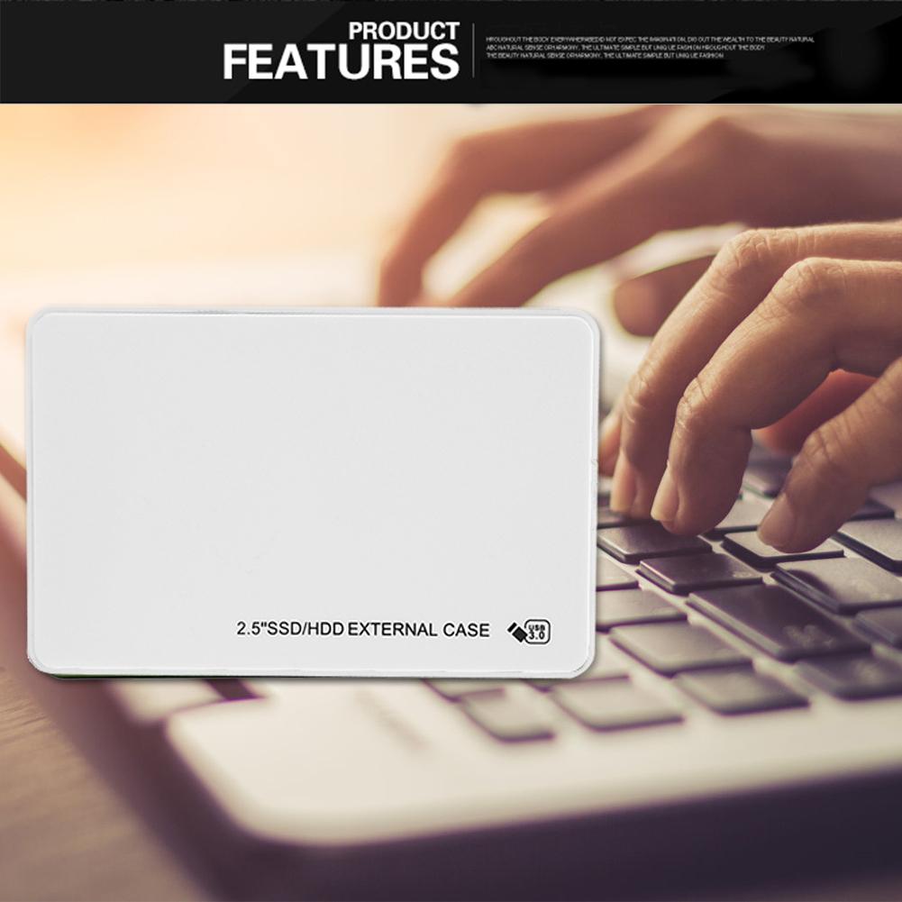 Contenitore per disco rigido da 2.5 pollici, contenitore per disco rigido Mobile SSD HDD SATA USB3.0, contenitore per disco rigido con trasmissione da 5Gbps