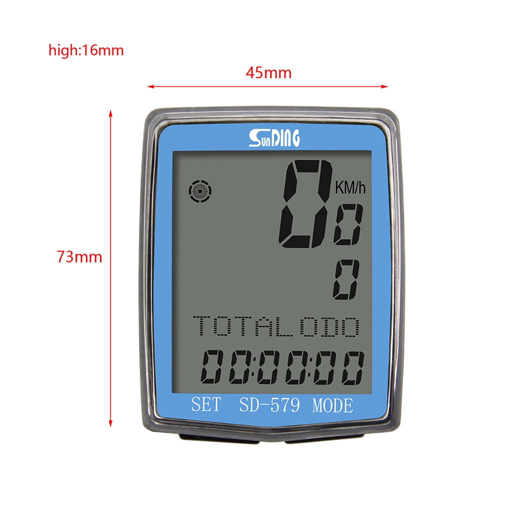 Waterproof Bicycle Computer Wireless And Wired MTB Bike Cycling Odometer Stopwatch Speedometer Watch LED Digital Rate