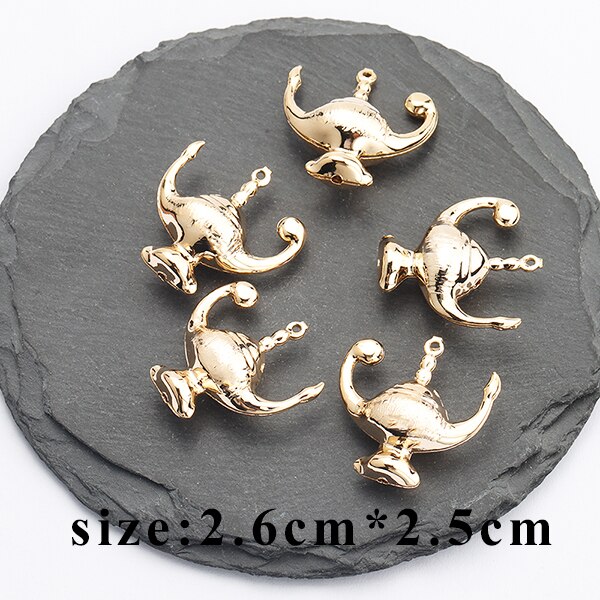 GUFEATHER M830, schmuck zubehör, 18k gold überzogen, 0,3 mikrometer, diy anhänger, hand gemacht, schmuck machen, diy ohrringe, 10 teile/los: M83006