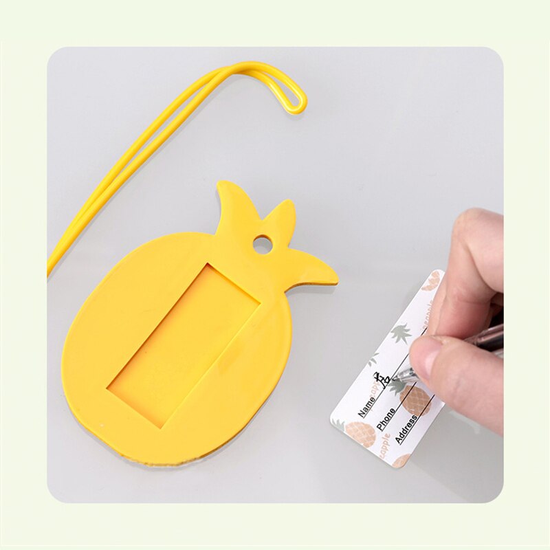 Cartoon Three-dimensional Luggage Tag Suitcase Label Consignment Pass Boarding Pass Schoolbag Cute Listing Travel Luggage Tag