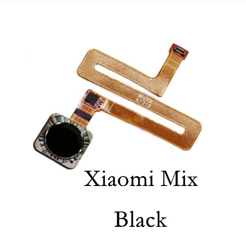 Home button fingerprint sensor flexible cable for Mi Mix 2 2s mobile phone repair accessories: Mix Black