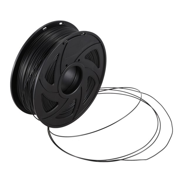 3D Printer 1KG Printing Filament 1.75mm PLA Black,1 Roll