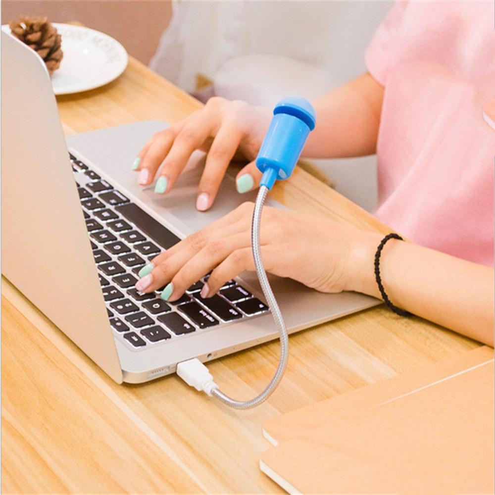 mini fan Serpente Molle Silenzioso Foglia Ventilatore Ventilatore Usb Del computer Pieghevole Liberamente mini Morbido Foglia Serpente Ventola Silenziosa