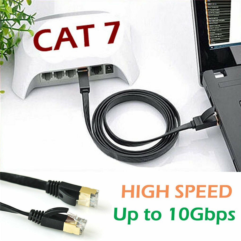 Cat 7 cavo Enternet Ethernet cavo di rete RJ45 cavo Patch compatibile per Laptop cavo Router cavo Internet Ethernet