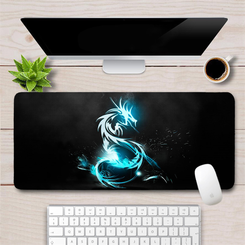 Blue Dragon Large Gaming Mouse Pad Locking Edge Laptop Computer Keyboard Pad Notebook Desk Mat For Dota 2 Warcraft Mousepad