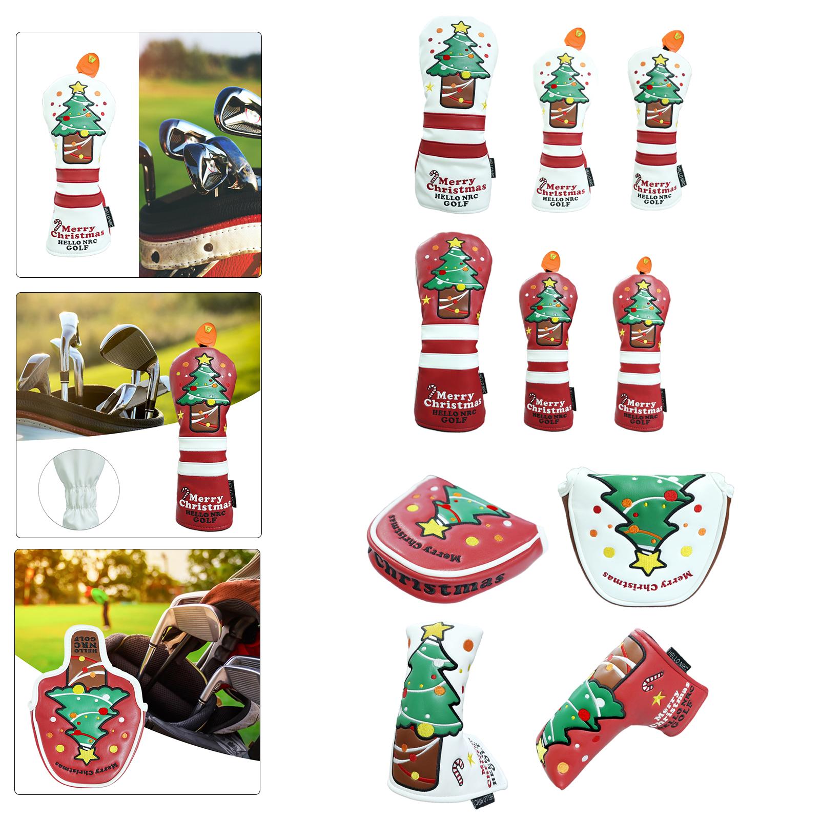 golf Headcover śliczne nakrycie głowy robić gry w golfa dla kierowcy toru wodnego hybrydowy miotacz PU skórzany ochraniacz drewna obejmuje