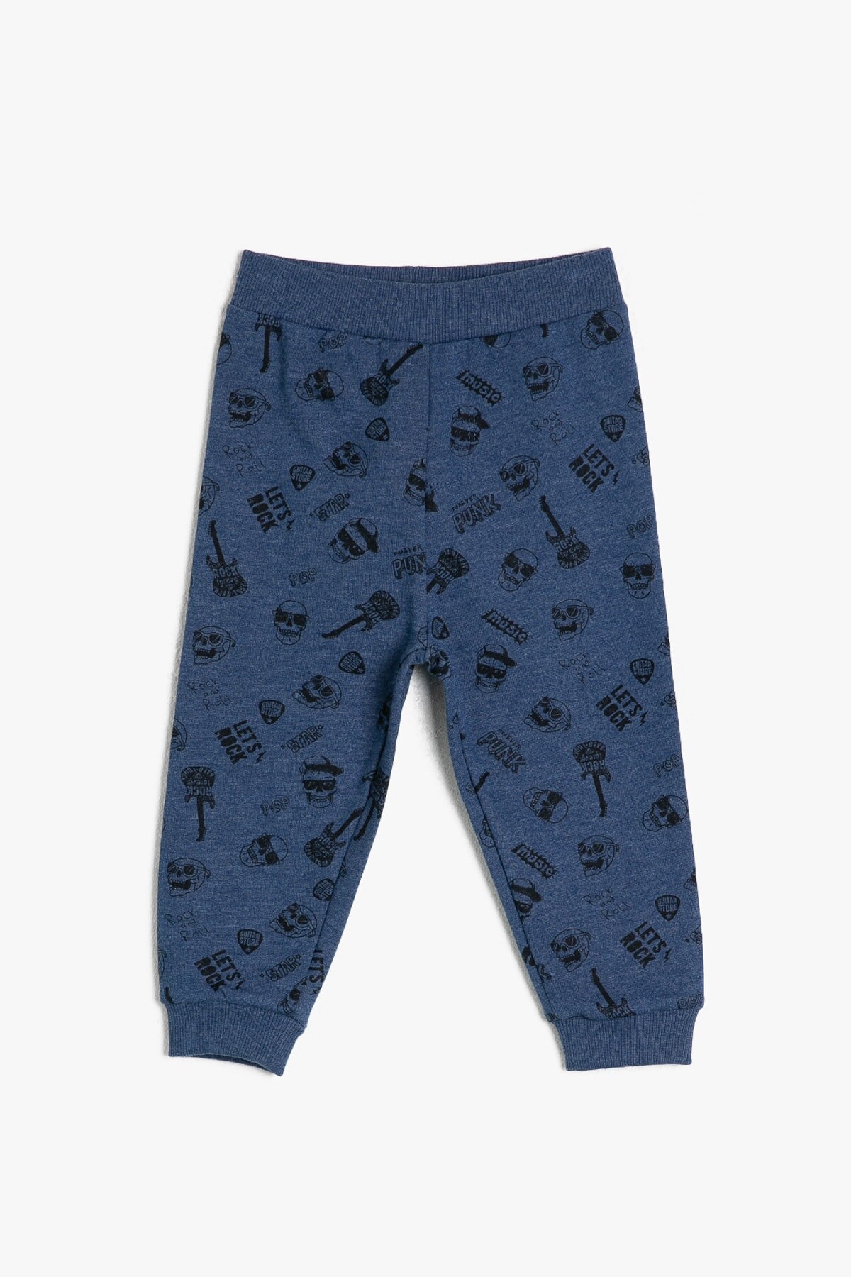 Algodão crianças bebê menina azul marinho sweatpants 0ymb46228ok: Default Title