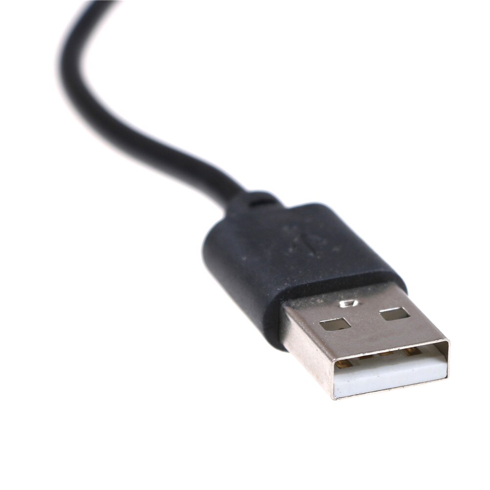 Black 32cm Adapter Cable USB 2.0 A Male To 3-Pin/4-Pin Connector Adapter Cable For 5V Computer PC Fan