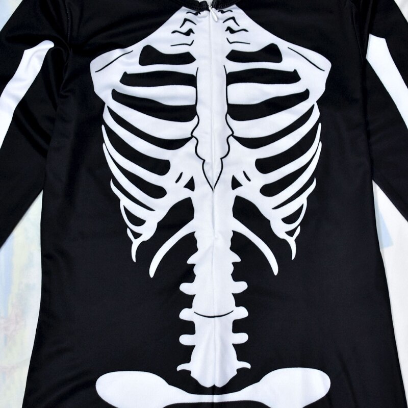 Kinderen Skelet Halloween Kostuum-Infant Kids Baby Skelet Jumpsuit Kostuum