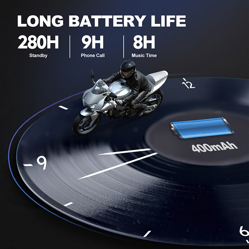 Motorcycle Helmet Bluetooth Headset Wireless Hands-free Outdoor Waterproof Sport Speakers Music Call Control Helmet Audio System