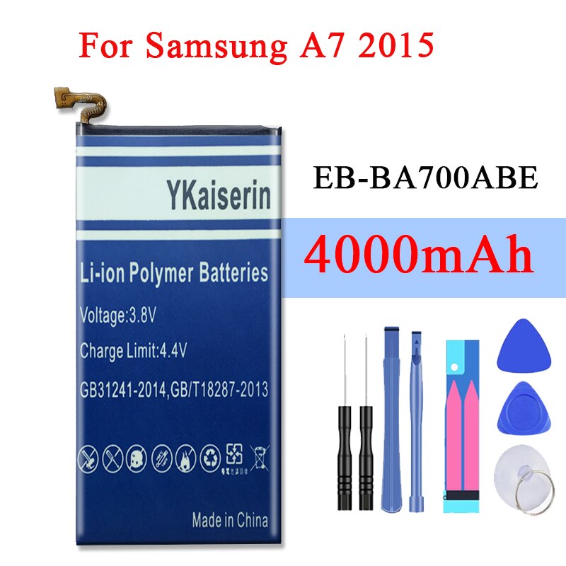 Batteria Per Samsung A3 A5 A7 2015 2016 2017 Edizione A300 A310 A320 A500 A510 A520 A700 A710 A720 EB-BA310ABE per la Galassia A8 A9: A7 2015 EB-BA700ABE