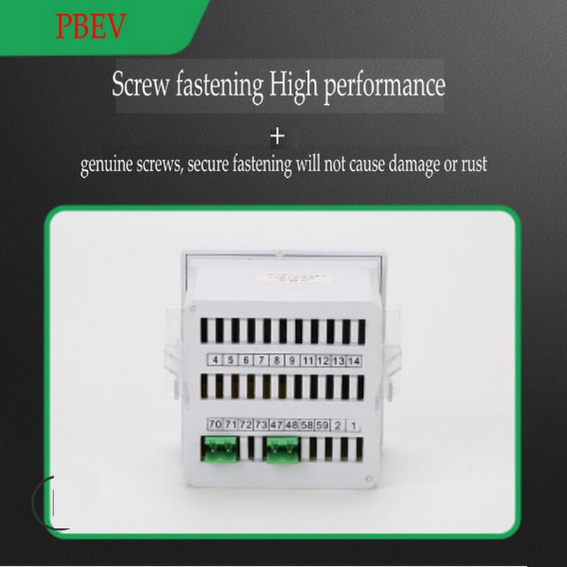 Digital display meter Single-phase three-phase multi-function power meter LCD current voltage power frequency electric energy co