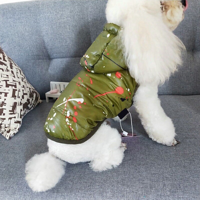 Wasserdicht und schnee-schneeanzug stil haustier hund Winter kleidung vier beine dicke warme hund mäntel jacken für kleine Puppuy Kleidung