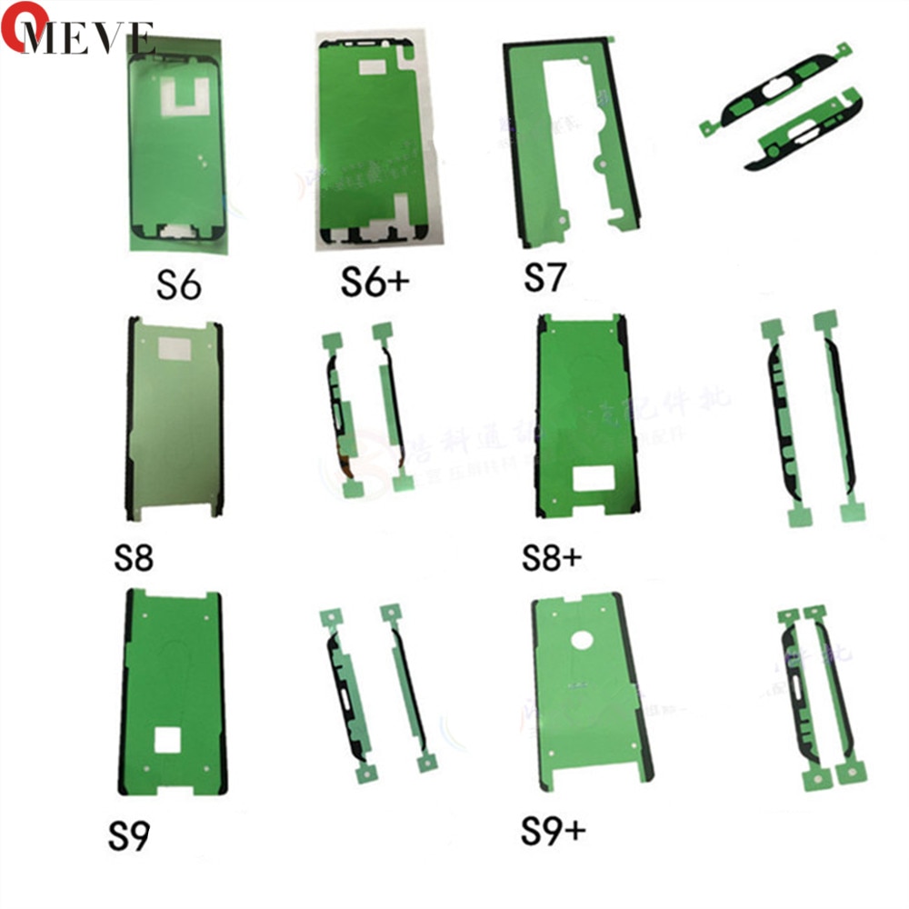 2pcs Original Adhesive Glue Tape Sticker Front Housing LCD Touch Screen Frame for Samsung Galaxy S6 S7 S7 edge S8 plus S9 note 8