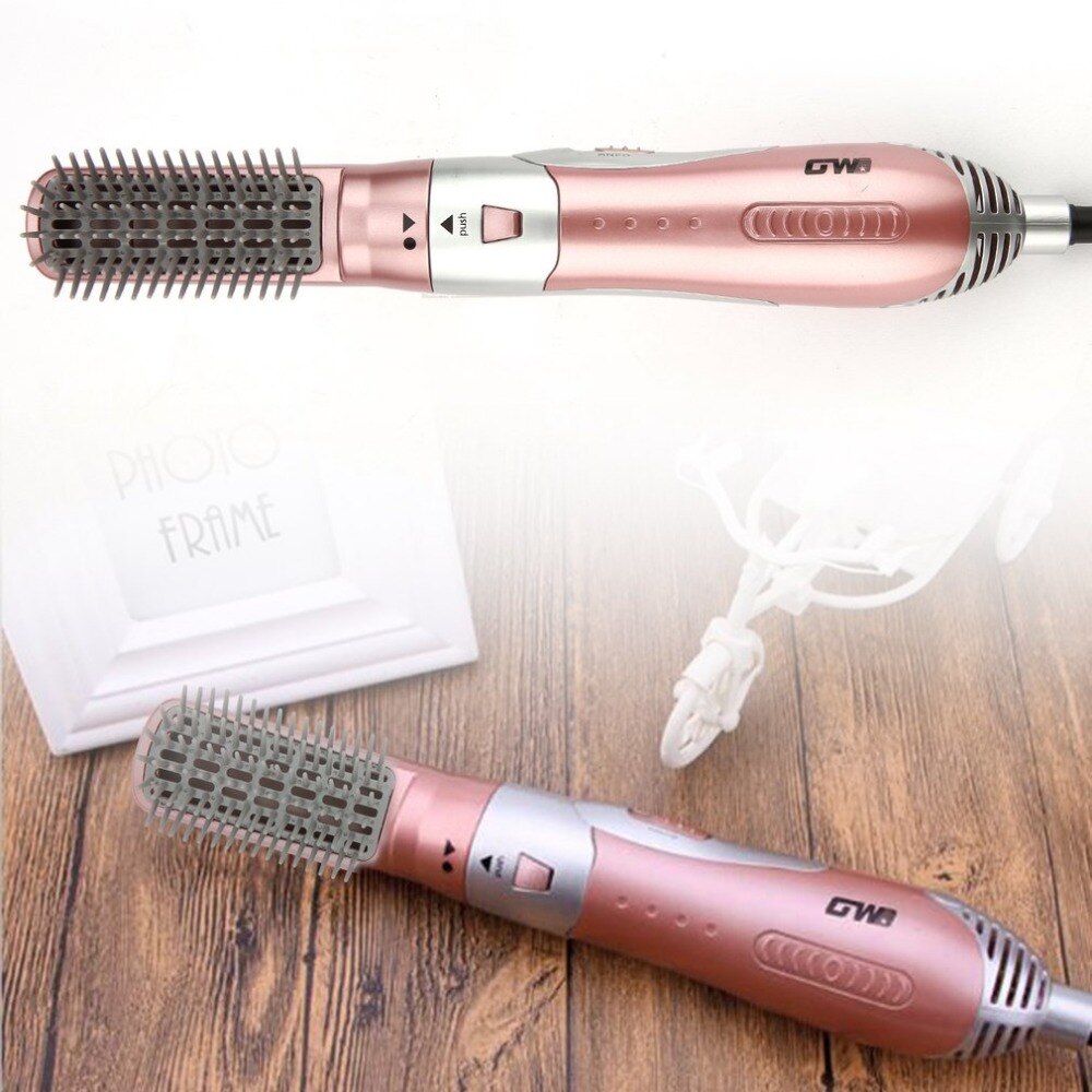 2 in 1 Hair Dryer Multifunctional Hair Straightener Comb & Curling Hair Comb Straightening Rapid Heating Hair Styling Tool Euro