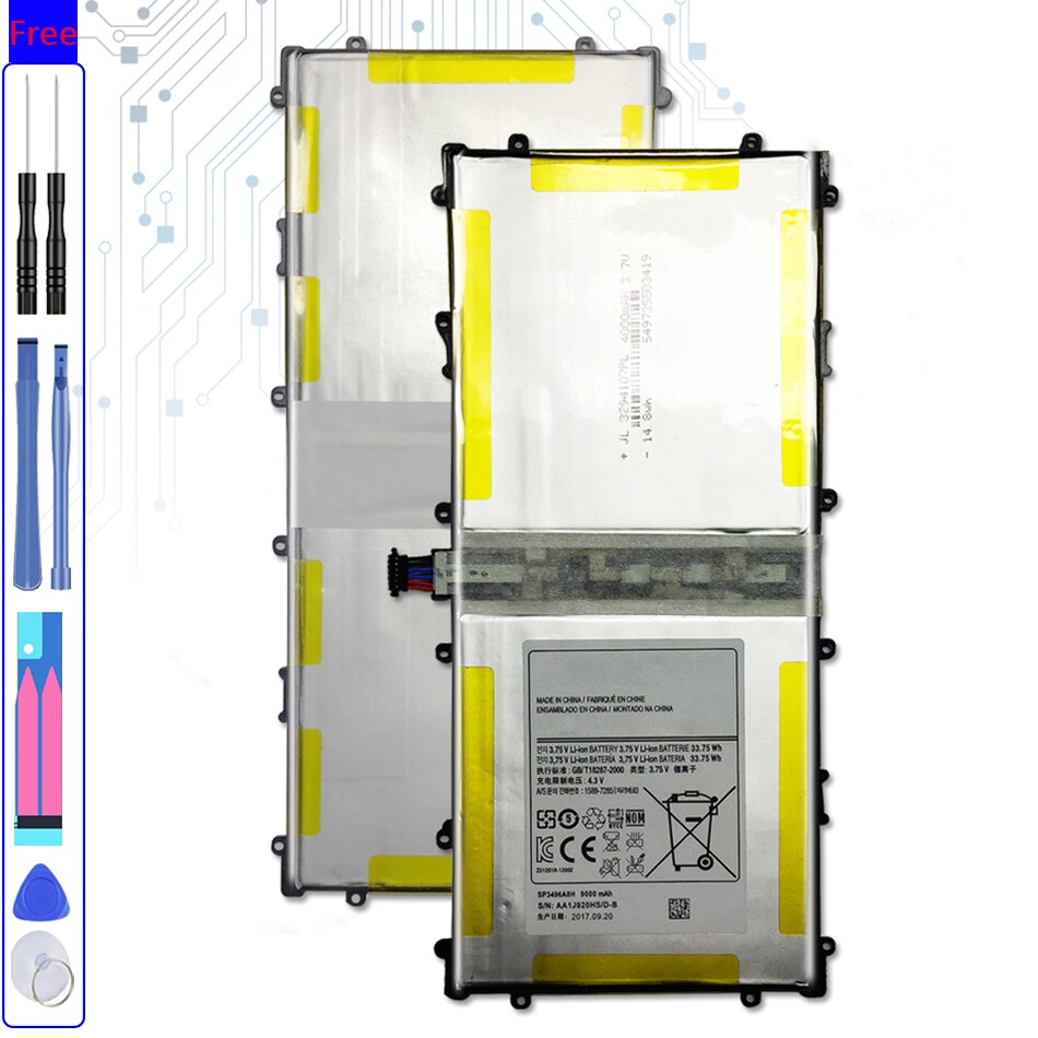 SP3496A8H Tablet Li-Polymer Battery For Samsung Google Nexus 10 GT-P8110 HA32ARB Nexus10 Battery 9000mAh