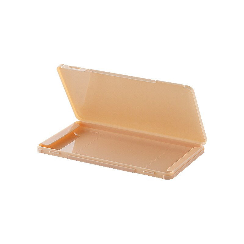 Portable Mask Case Dustproof Face Mask Storage Box Dust-Proof Disposable Cloth Mask Organizer Holder Mask Storage Case In Stock: Rectangle Yellow