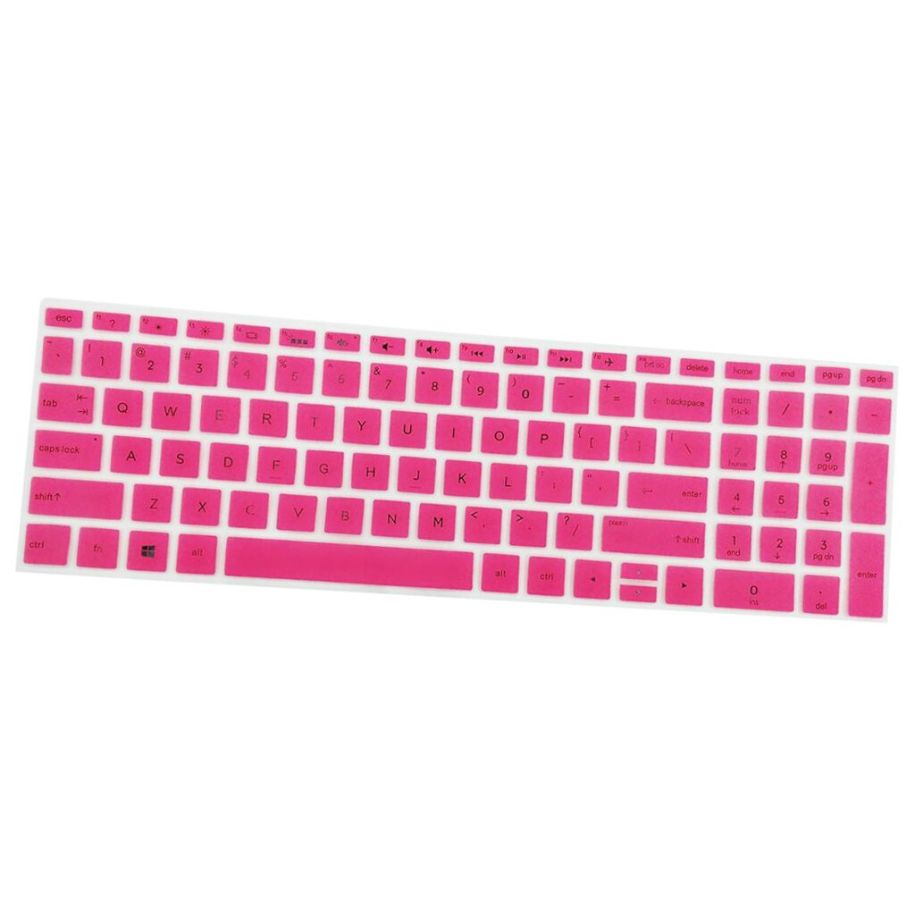 High invisible Keyboard Protector Skin Cover For HP 15.6 inch BF Laptop PC: Pink as described