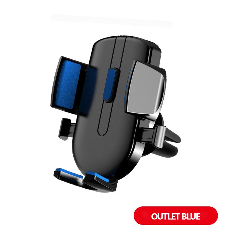 LISM Sucker Car Phone Holder Mobile Phone Holder Stand in Car No Magnetic GPS Mount Support For iPhone 12 11 Pro Xiaomi HUAWEI: Blue Air Vent Type