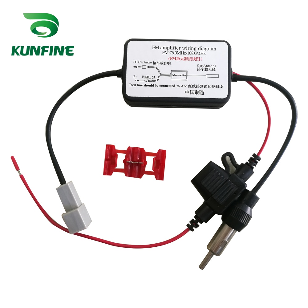 Auto Auto Radio FM Antenne Signal Booster Für Hyundai Auto FM Signal verstärker Ampere Verstärker 12V Signal Antenne Verbessern