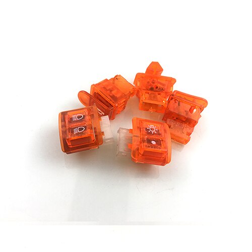 Bouton de démarrage, accessoires, feu arrière de signalisation de moto, loin et klaxon, interrupteur pour HONDA DIO 50 AF18,: Orange