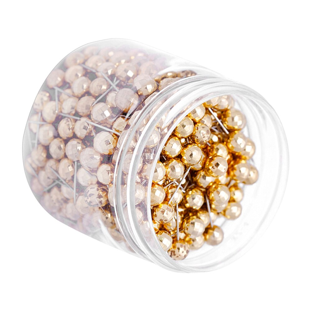 400 Pcs Spelden Ronde Voetbal Lijnen Grond Pins Decoratieve Punaise Supplies Golden Leuke Tekening Pin Gouden