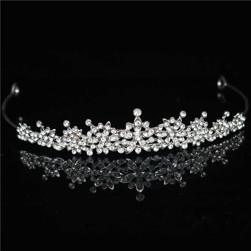 11 disegni di Cristallo Wedding Bridal Tiara Crown Per La Ragazza/Donne di Promenade Diadema Ornamenti Per Capelli Da Sposa Monili dei capelli Della Sposa accessori: Style 3