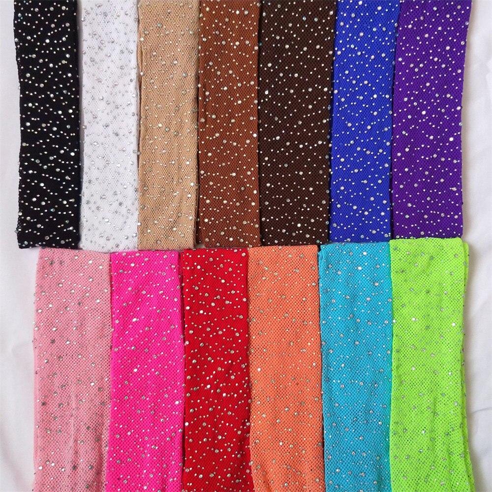 Kids Children Girls Crystal Rhinestone Mesh Fishnet Stocking Pantyhose Flash Tights Lightning Silk Stockings