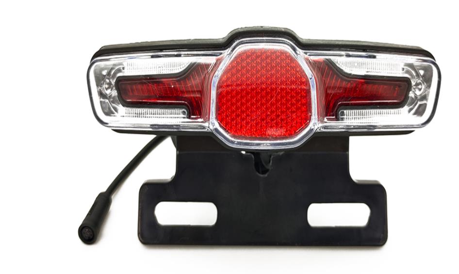 Bafang-motor central BBS HD para bicicleta, línea impermeable modificada, grupo de luces integradas con señal de giro de freno de bocina