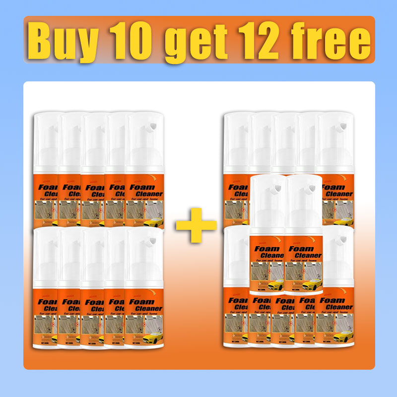 Nettoyant en mousse pour voiture, produits de nettoyage pour intérieur de véhicule, Spray en mousse pour le nettoyage de la maison et de la voiture