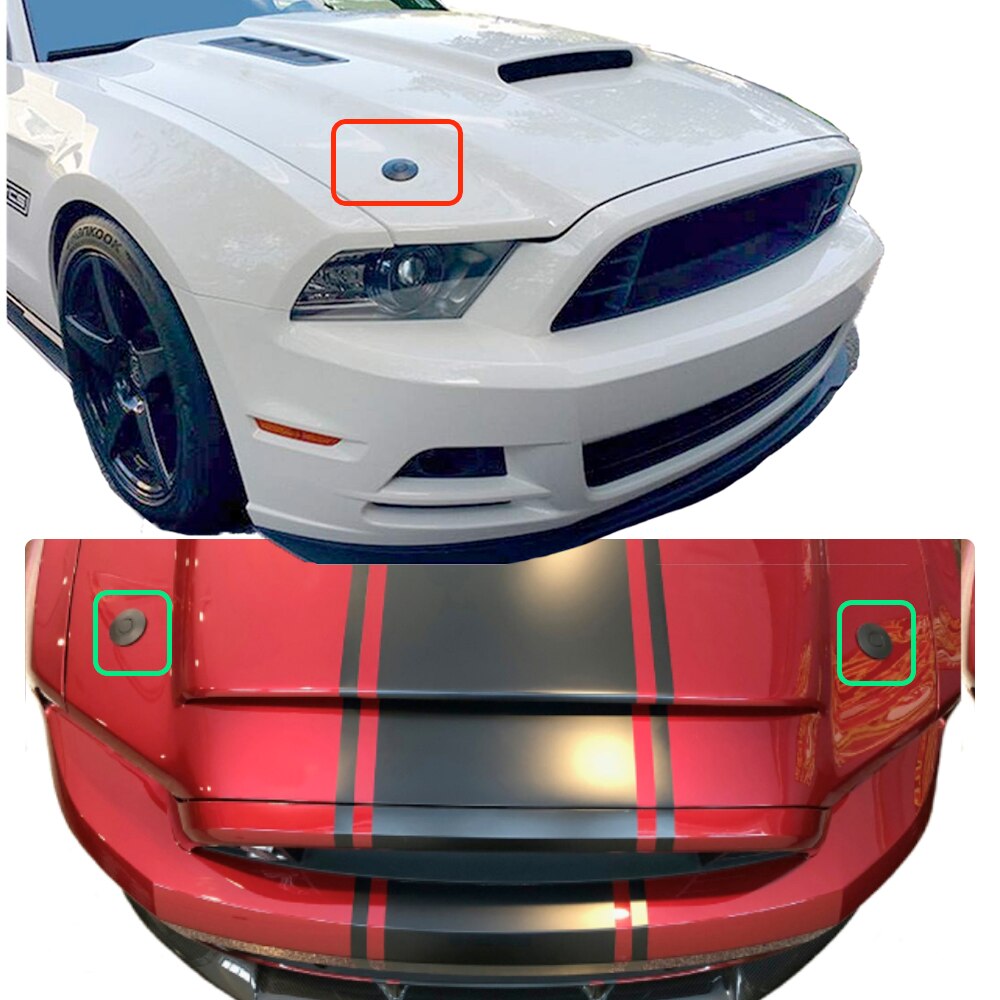 2.5" Hood Pins Aluminum Push Button Latches Quick Release Hood Latch Clip Kit