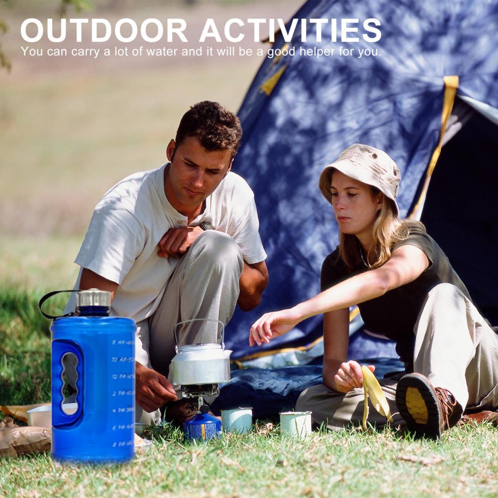 2.2L Good Sports Mug BPA Free Non-slip PET Sports Bottle with Scale Mark