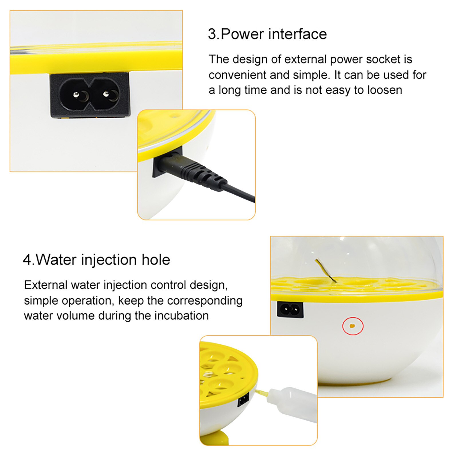 9 Eggs Incubator Intelligent Breeding Brooder Birds Automatic Thermostat Breeding Digital Display Hatching Tool#db4