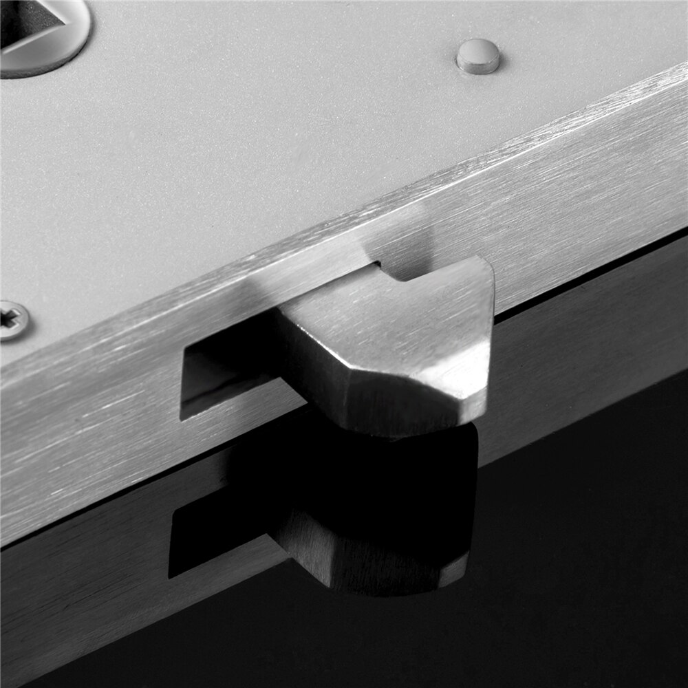 Sliding Door Lock Brass Lock Core Stainless Steel Cross key Furniture Hardware Anti-Theft Safety Window Wood Gate Floor Locks