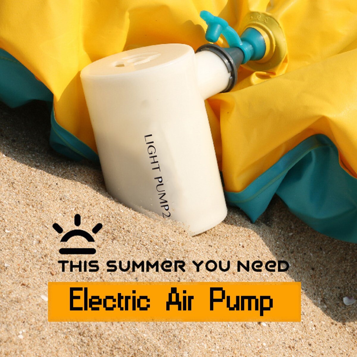 Inflatable Boat Inflator Waterproof Air Pump USB Electric Inflator for Outd... – Grandado