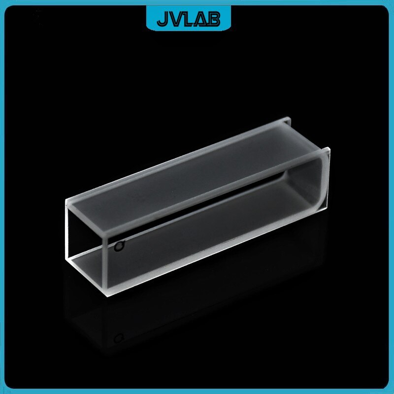 Quarz Küvette (Flüssigkeit Sonde Zelle) Absorption Zelle 10mm, Sauerei Reflektiert Licht Küvette 2 stücke/pk