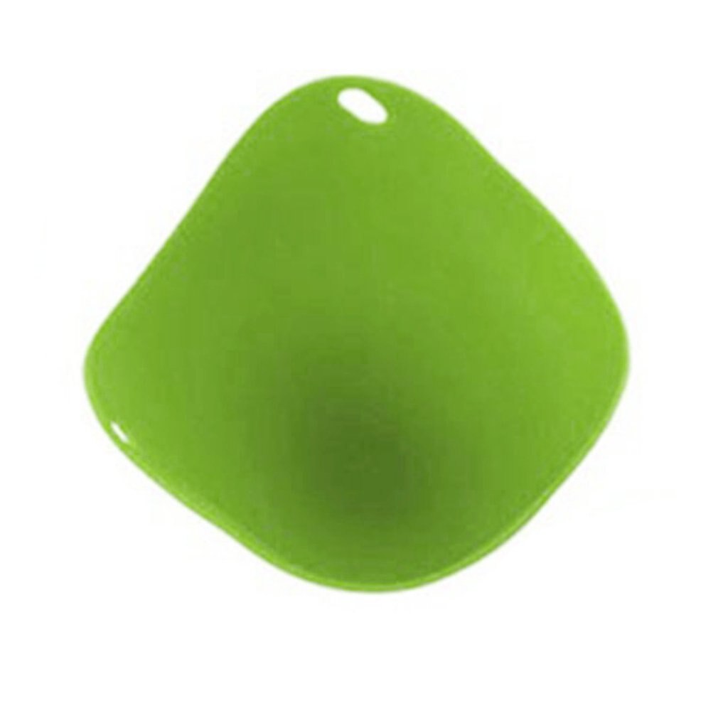 Safety Silicone Egg Cooker Poach kitchen Helpers Easy Cookware Mold Pods Pancake Tool Cook Form for Fried Eggs Baking Egg Cooker: Green