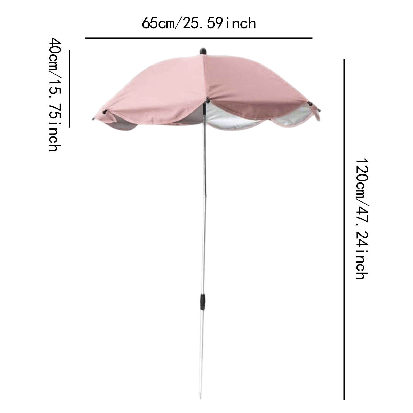 Outdoor Plant Umbrella Shade Cover Adjustable Height Canopy Telescopic for Garden Lawn Patio Flowers Potted Yard Reusable Decor: PURPLE
