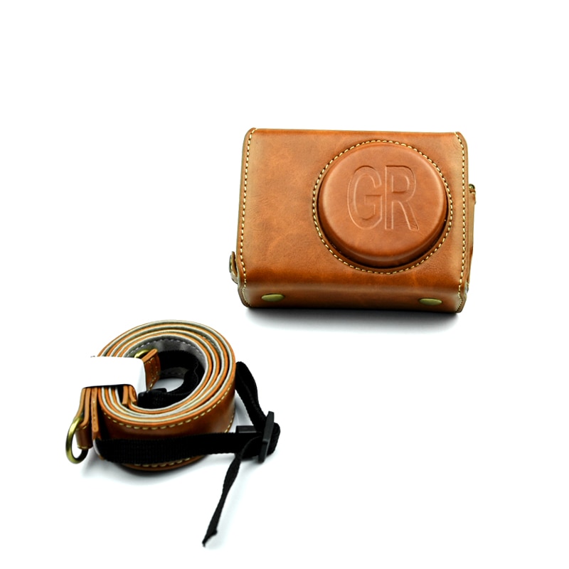 Housse de protection rigide en cuir pour appareil photo pour RICOH GR GRII GR2 GRAII GR3 GRIII noir/marron/café