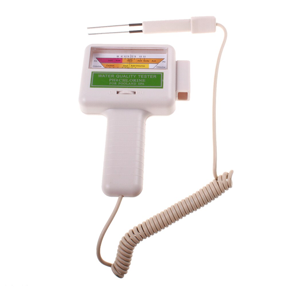 Nyeste ph tester klor niveau meter swimmingpool spa vand måling monitor checker