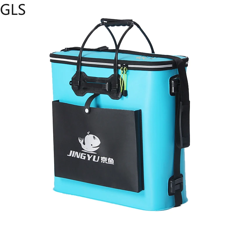 Draagbare Vissen Tas Water Emmer Opslag Dozen Inklapbare Dikker Live Aquarium Water Emmer Outdoor Camping Visgerei