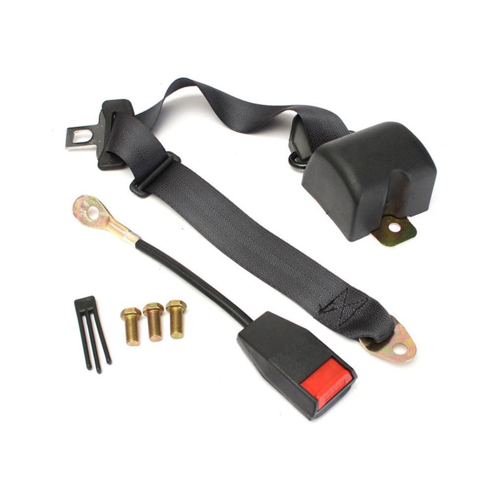 3 Point Retractable AUTO Car Auto-locking Seat Car Safety Universal Adjustable Truck Lap Bus Van Belt Auto Black Access F6T4: Default Title
