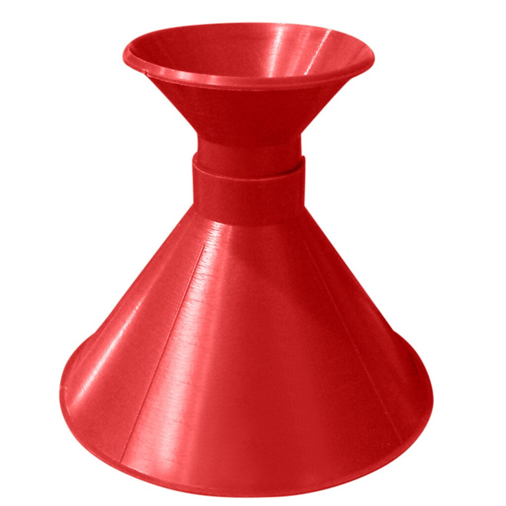 Auto Car Magic Ice Scrape One Round Cone-Shaped Windshield Ice Scraper Ice Shovel Tool Snow Remover Window Glass Cleaning: RED
