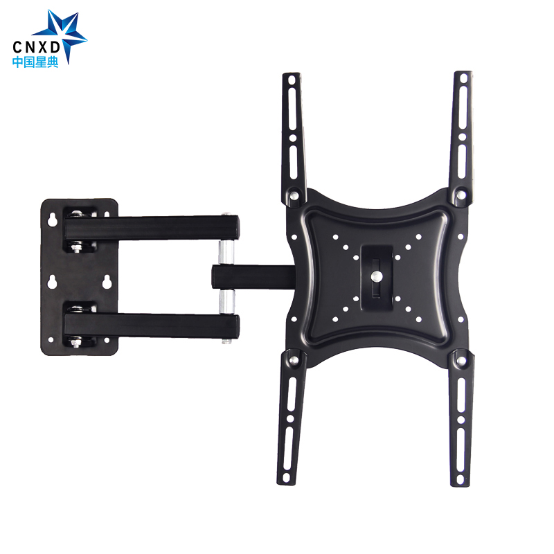 Retractable Full Motion TV Wall Mount Bracket Wall Stand Adjustable Mount Arm Fit for Plasma Flat LED TV 14"-46" Support 25KG