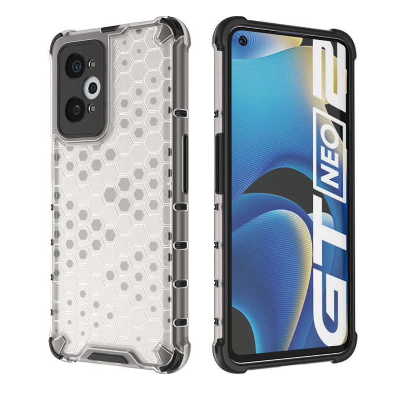Voor Realme Gt 2 Gt2 Pro Case Hard Transparant Achterkant Cover Zacht Siliconen Frame Schokbestendig Telefoonhoesje Voor Realme Gt Neo 2 Neo2