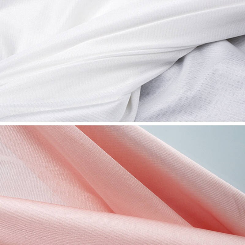 Strikket stof nederdel mellemfor blød silkebh undertøj for gardiner diy pude patchwork 1.7m bred 1m/1pc